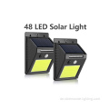 48 LED COB Solarwand montiertes Licht
